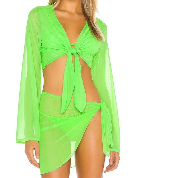 Ellejay tie top and matching wrap skirt - Picture 4 of 7